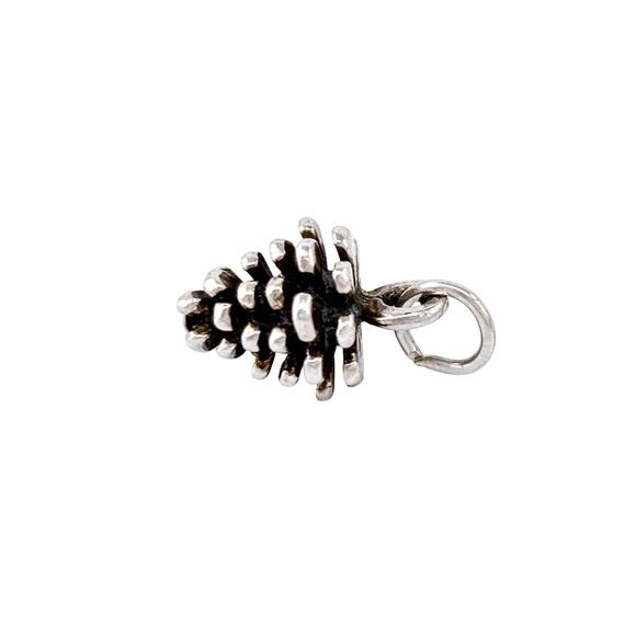 Sequoia Pinecone Charm | Vintage Sterling Silver - Picture 3 of 6